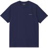 SS25 S/S Script Embroidery T-Shirt Men T-Shirt Dark-Blue I030435-2QF-XX