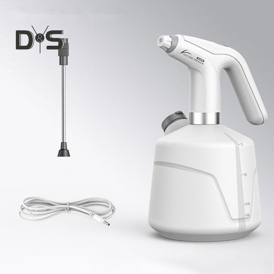2L Electric Spray Bottle USB Rechargeable Garden Sprayer with Adjustable Nozzle Multi-function Spray Bottle with Battery Indicator for Watering