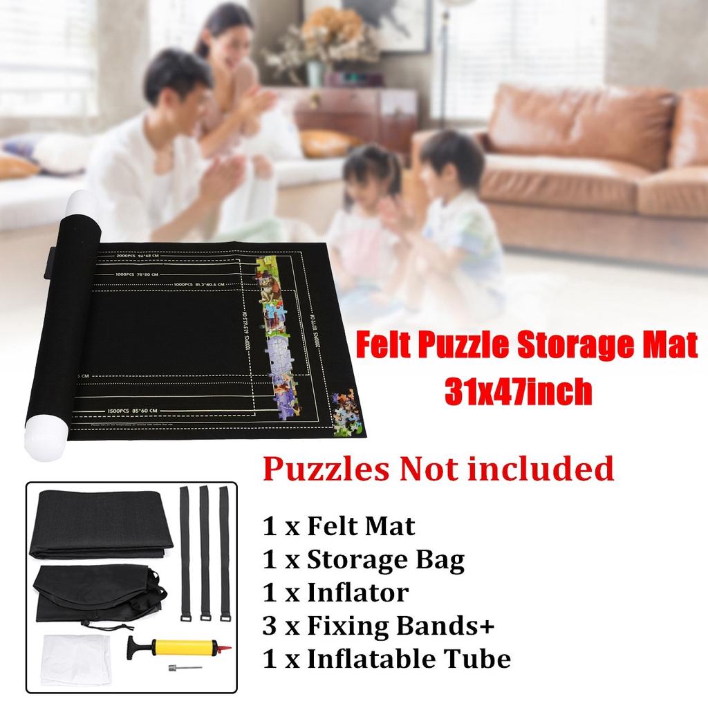 Buy 1Set Puzzle Mat Roll up Jigsaw Puzzle Pad Puzzle Storage Felt Mat