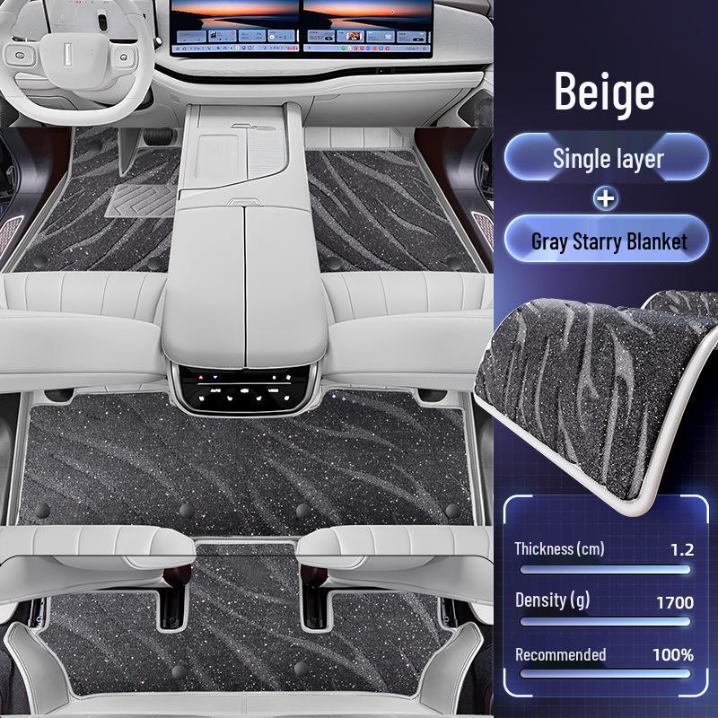 Wey Blue Mountain Full Coverage Floor Mats for 2025 Six-Seater Model - Car Interior Accessories