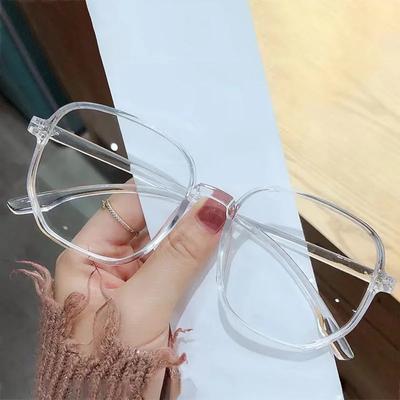 Retro Brillenrahmen Brille Blaulichtfilterbrille Quadratische Modebrille Computerspiele Brille Transparenter Rahmen Herren Damen