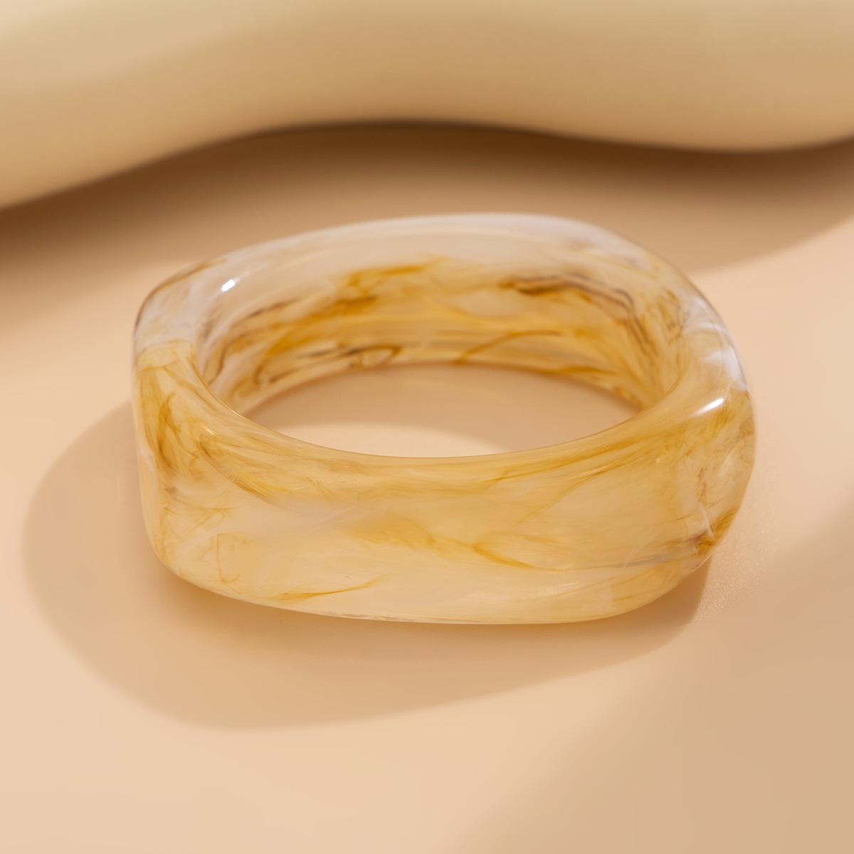 

Ретро-браслет из акрила с неровной формой и широкими пятнами для женщин