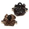 Elegant Two Color Hair Grip Feature Bowknot Design Strong Hold Ponytail Styling Tool Creative Temperament Headwear