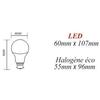 Ampoule LED B22 7.5W (equiv. 45W) 650Lm 3000K