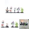 The Nightmare Before Christmas Skalle Jack Figur Samleleke PVC-materiale 10 assorterte farger Sett