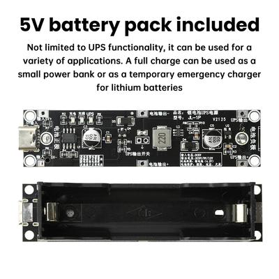 DC 5V 18650 Lithium Battery Charging And Boosting Integrated Ups Uninterruptible Power Supply Battery Board