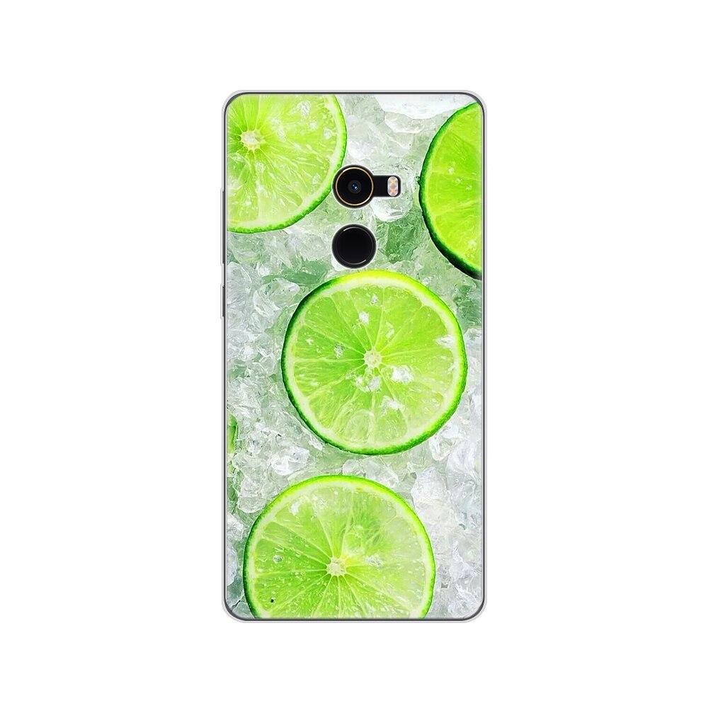 Soft Case for Xiaomi Mix 2 Silicon Case for Xiaomi Mi Mix 2 Mix2 Back Cover Protective Printing Transparent Coque