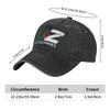 DZ Algeria Supporter Berretto da Baseball Algerino Djazair Denim Distressed Vintage Lavato Africa?Cappello Solare Arabo Unisex per Esterno Cappelli Morbidi