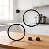 Universal Fit Silicone Sealing Rings for Pressure Cookers Facilitating Easy Installation without Tool for Regular Use