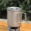 420ML Durable Reinem Titan Wasser Kaffee Bier Tasse Drinkware Becher für Hause