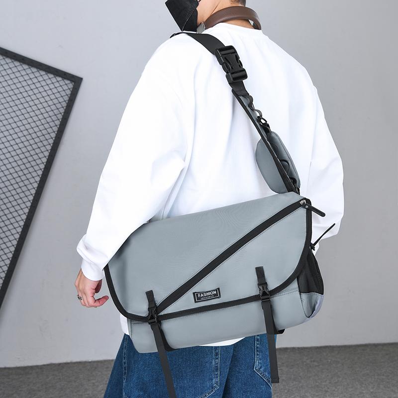 Men's Crossbody Bag Sports Shoulder Bag Large Capacity Messenger Bag
