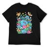 Dragon Quest Slime Party Men's T-Shirt Black