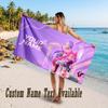 Kpop Demon Hunters Design Beach Towel Custom Text Large Towel for Beach Vacation