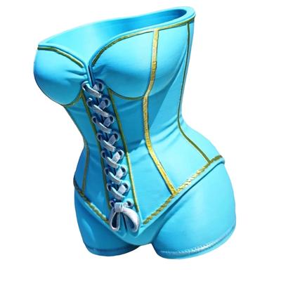 3D Printed Corset Planter Elegant Female Body Design Modern Home Decors Artistic Flower Pot Succulents Vases Container