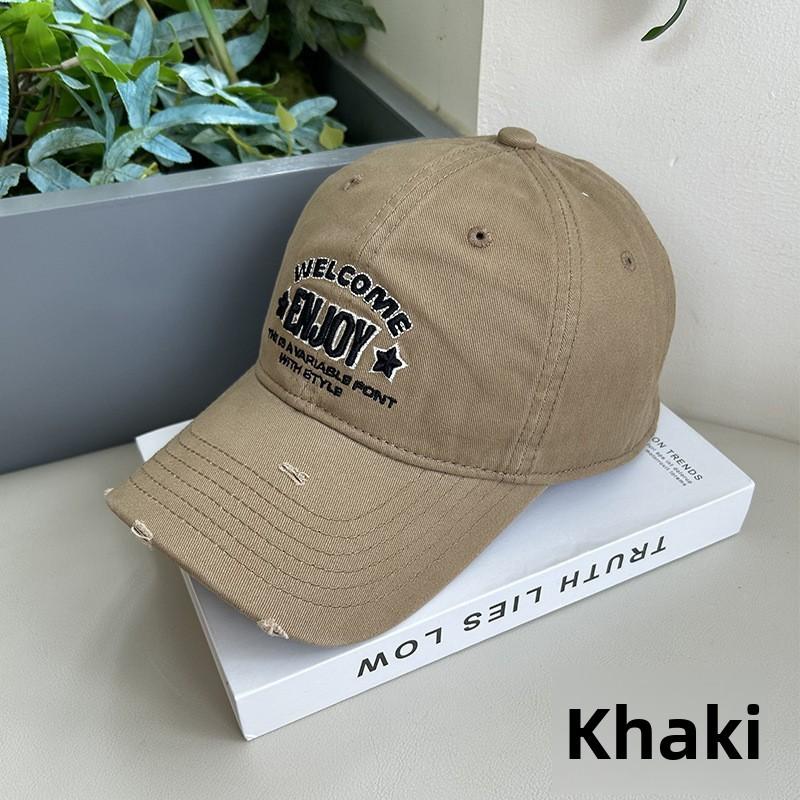 Enjoy Embroidered Baseball Cap With Sun Protection For Casual Wear