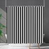 Shower Curtain Waterproof And Mildew-Proof Line Lattice Bathroom Striped Bathroom Curtain Shower Curtain Partition Curtain Free Of Punching