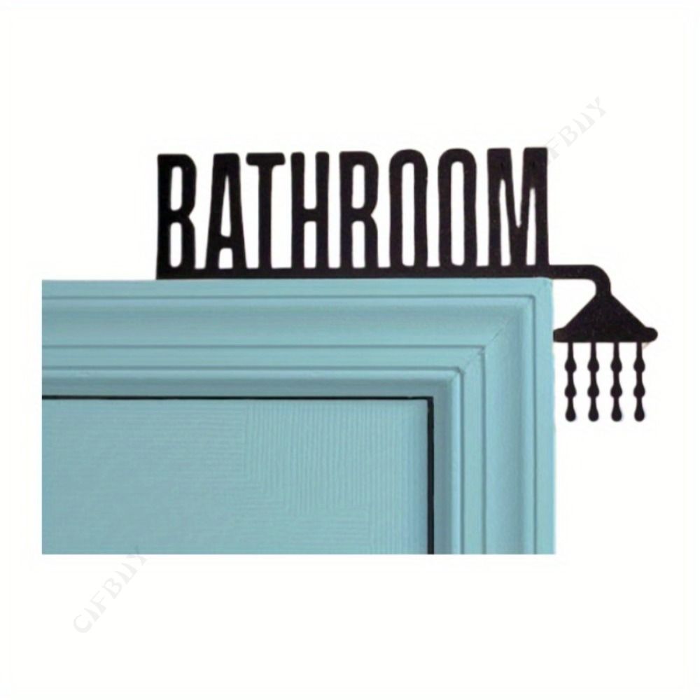 

Black Metal Bathroom Vanity with Mirror