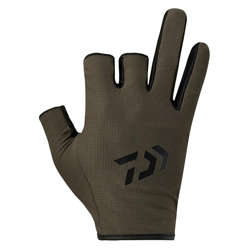 

[Daiwa] Water-absorbing quick-drying gloves 3 cuts 25DG-6425 khaki L