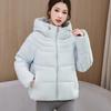 Short Outer Hooded Cotton-padded Girl Winter New Middle School and High School Students Loose Down Cotton-padded Jacket