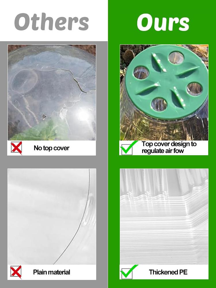 10-20PCS Plant Garden Protective Cover Reusable Plant Cover, Protected From Insects And Frost Weather Plant Protection Covers