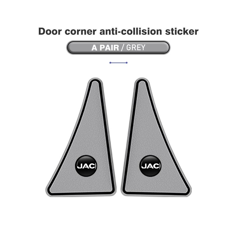 2pcs Car Door Corner Anti-Collision Sticker Protective Covers For JAC S2 J3 Board JS2 S3 JS3 J2 S5 T8 Refine J5 J6 J7 J4