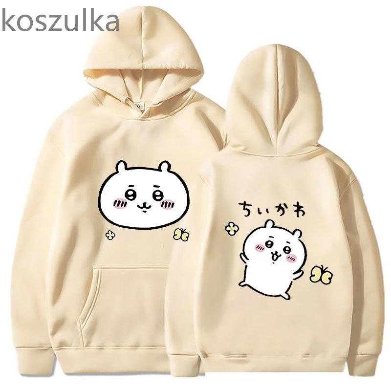 Moda Anime Chiikawa Hanorac Streetwear Sigiliu Imprimare Pulover Hanorac unisex toamnă iarnă Hip Hop hanorace Hanorace Haine unisex