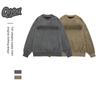 QIYOU 2025 Autumn Unisex Retro Letter Patch Plus Size Embroidered Hoodie