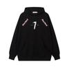 Unisex Oversized Hooded Sweatshirt With Streetwear Letter Print Cotton Blend Loose Fit Casual Pullover Fall