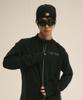 Billalei Relaxed Fit Men'S Zip-Up Rash Guard - Black