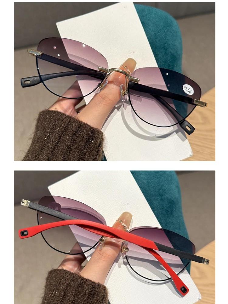 

Модные кошачий глаз Очки для чтения Ультралегкие Прочные HD Защита глаз +1.0 ДО +4.0 Устойчивые к давлению Очки 4