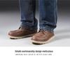 Men's Black Casual Loose Straight-Leg Jeans with Velvet Lining