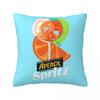Colorful  APEROL SPRITZ Square Pillowcase Pillow Cover Polyester Cushion Decor Comfort Throw Pillow for Home Sofa