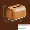 Simple Light Luxury Water Corrugated Spring Lifting Tissue Box Multifunctional Desktop Wall Hanging Dual-purpose Paper Box Spot
