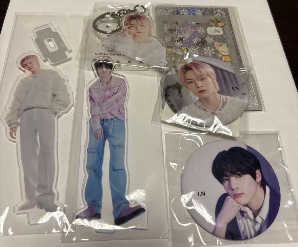 [USED] StrayKids Ien Acrylic Stand Can Badge Keychain MANIAC