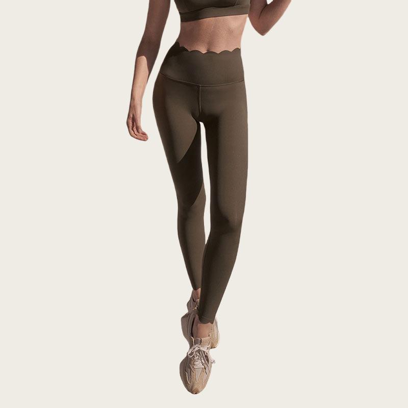 Women’s Yoga Lace Hip-Lifting Slimming Sports Pants for Cycling, Jogging, and Fitness