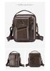 STEEL LION Men's Cowhide Leather Crossbody Sports Bag - Durable, Fashionable, Mini Handbag