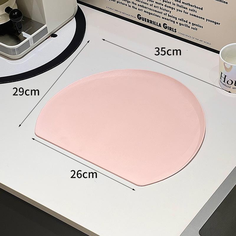 TPU Non Slip D Shaped Cutting Board Double Sided Red Chopping Board Anti Bacterial Kitchen Board