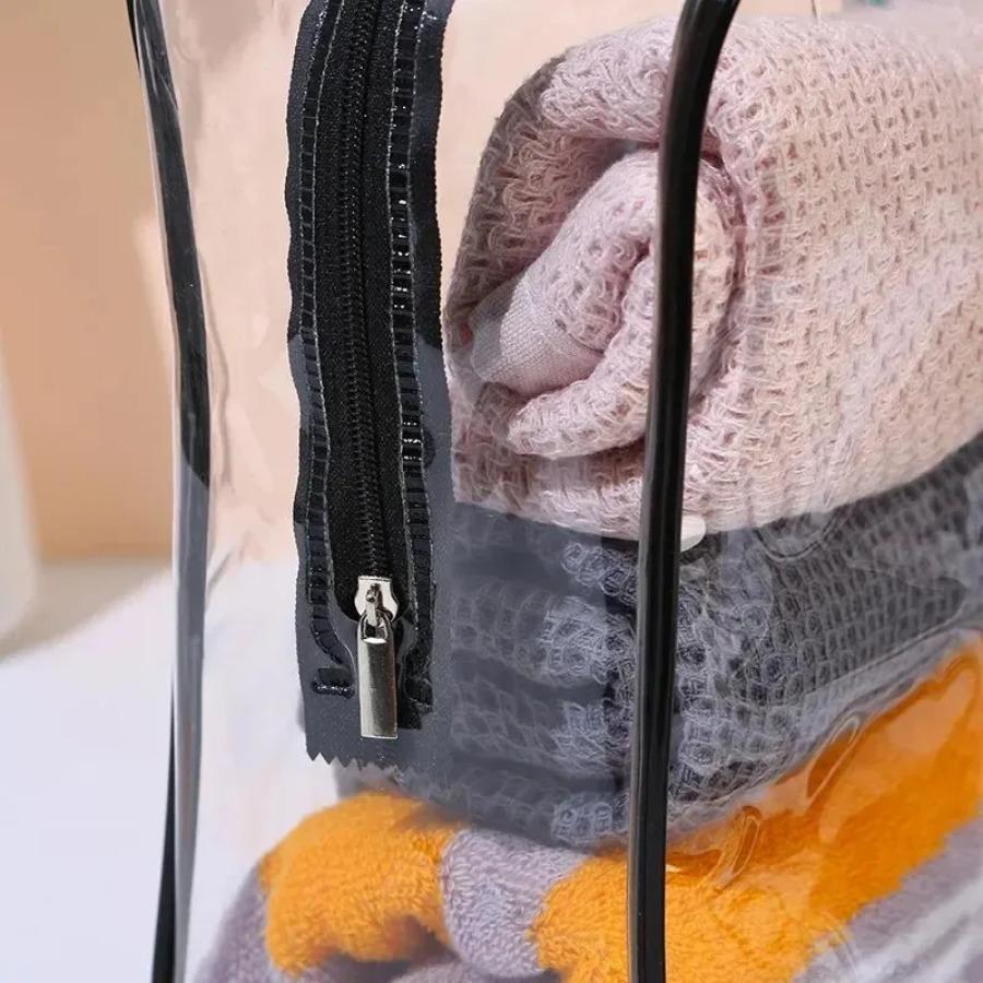 3 Veľkosti Priehľadné Kozmetické Tašky Veľkokapacitná Taška na Kočík Cestovný Organizér Úložné Vrecko Taška na Make-up Kozmetiku Multifunkčná