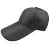 Stiff and Stylish Extended Brim Big Head Circumference Baseball Cap Solid Color Simple Casual Style European and American Deepened Cap