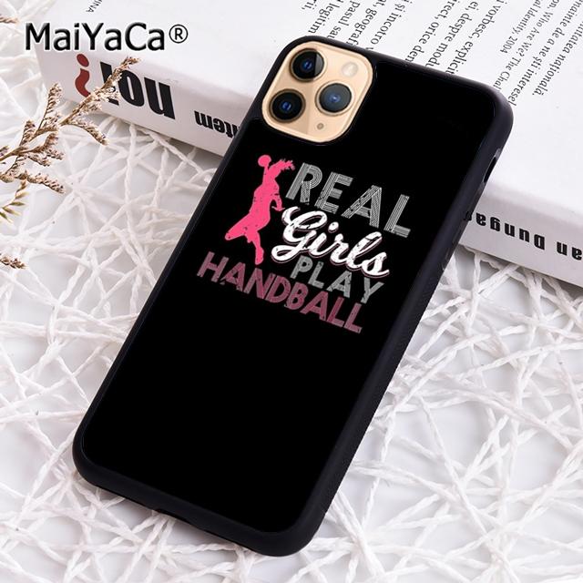 

MaiYaCa Eat sleep play Handball quotes Phone Case For iPhone 17 Air 16 16e 15 plus 11 12 13 14 pro max shell coque iPhone 16plus