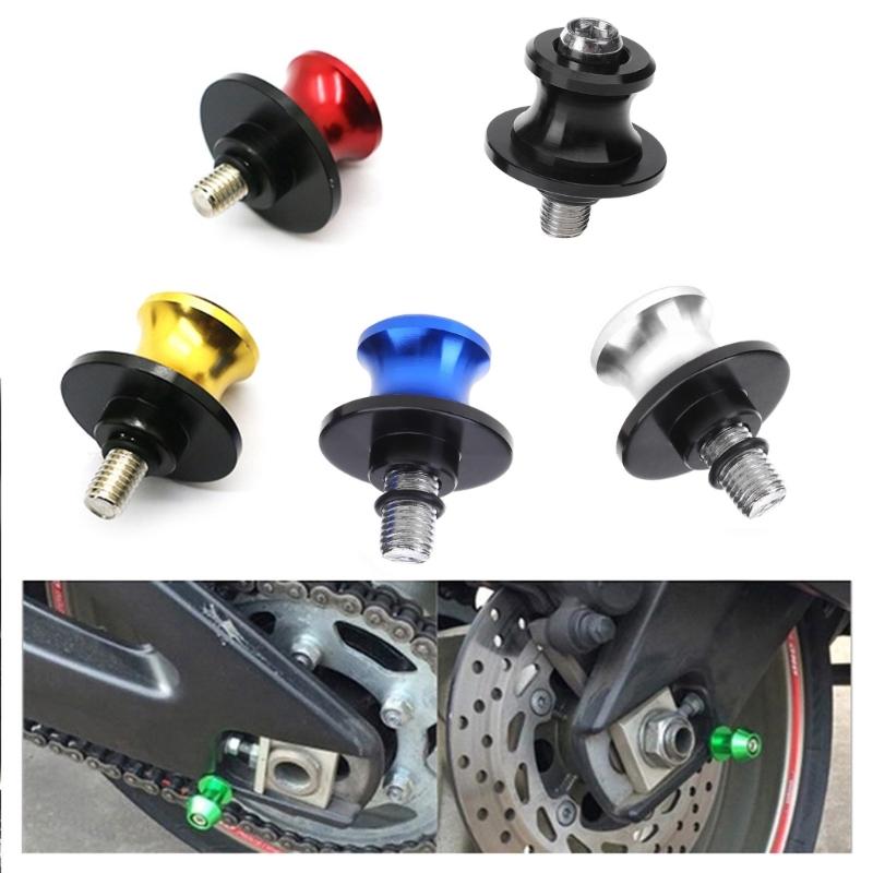 Swing Arm Stand Screw CNC Aluminum Motorcycle Swingarm Spools Rear Stand Screws Sliders M6 M8 M10 Motorcycle Accessories