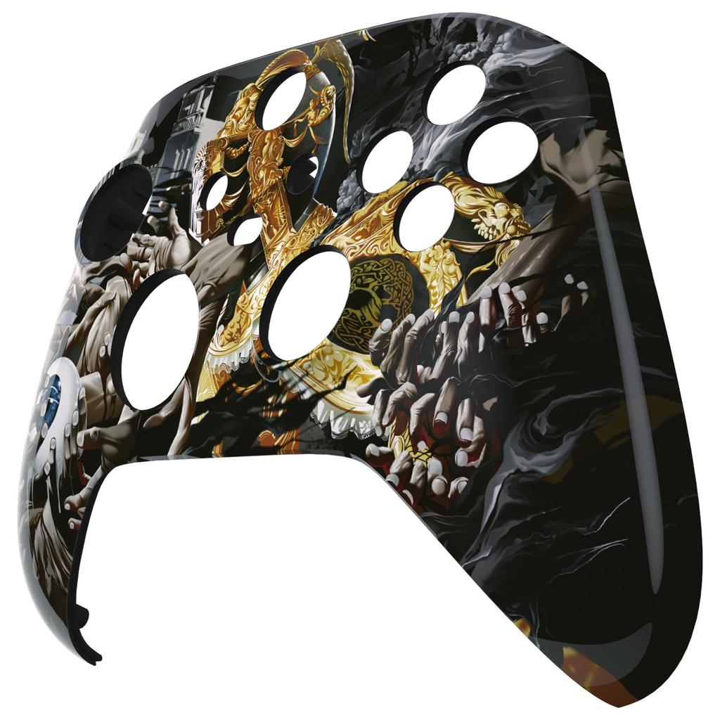 Custom Front Housing Shell for Xbox Series Featuring a Mildly Cover Faceplate for Xbox Series and Xbox Core Not eXtremeRate's X/S, Horror-inspired