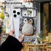 Phone Case: 2D Flat Design Suitable for iPhone 18, 17, 16, 15, 14, 13 Pro Film Protective Case, Couple Style, Diamond Little Penguin, Christmas and Ha