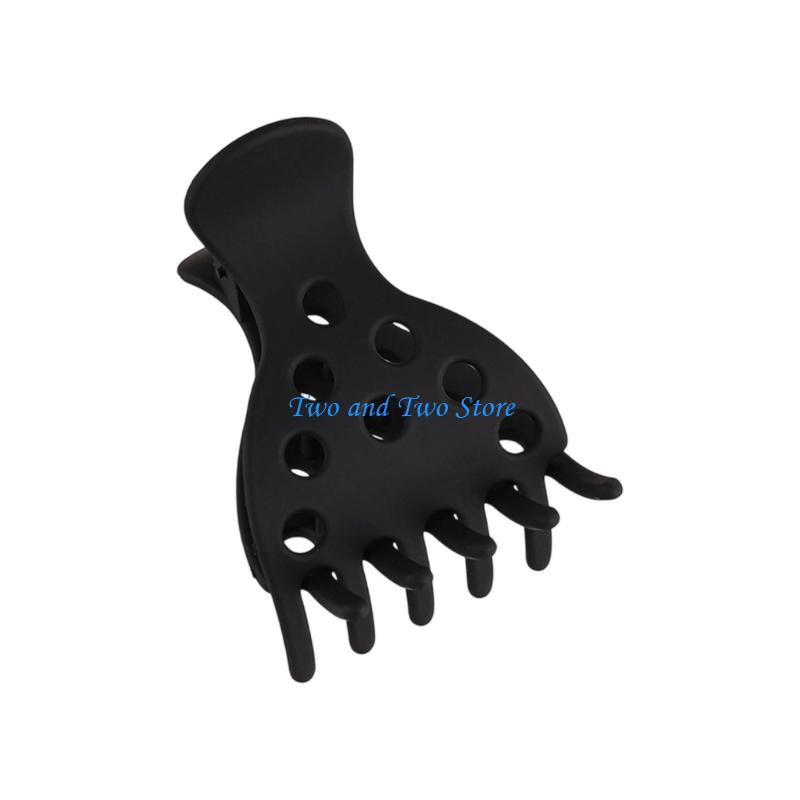 HX6F Stylish Resin Plastic Hair Claw Clip Slip Resist Hairpin For Women Professional