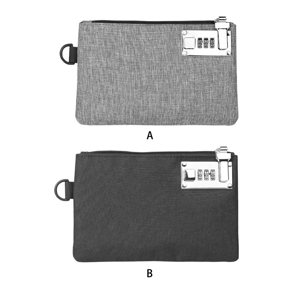 OxfordCloth Portable Wallet With Password Lock For Enhanced Privacy Anti-theft Portable Wallet Purse