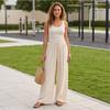 Pantaloni Larghi Casual da Donna Colore Vestibilità Rilassata