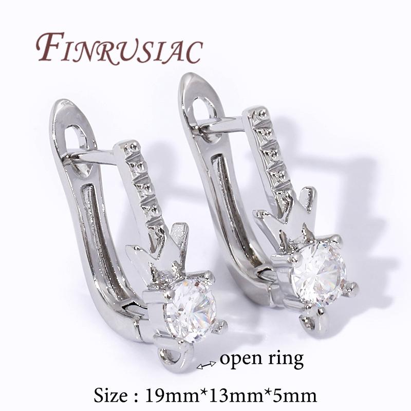 Multi Styles 18K Gold Plated Earwires Fasteners Earring Hooks Clasps Accessories For DIY Women's Anti-Allergy Earrings Making