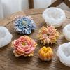 Nonstick Mousse Cake Decorating Flexible Candle Mold 3D Flower Silicone Mold  Soap Crafting