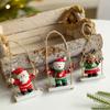 Christmas Swing Ornament User friendly Resin Hanging Decoration For Tree Wall Window Holiday Festival Decors Gift