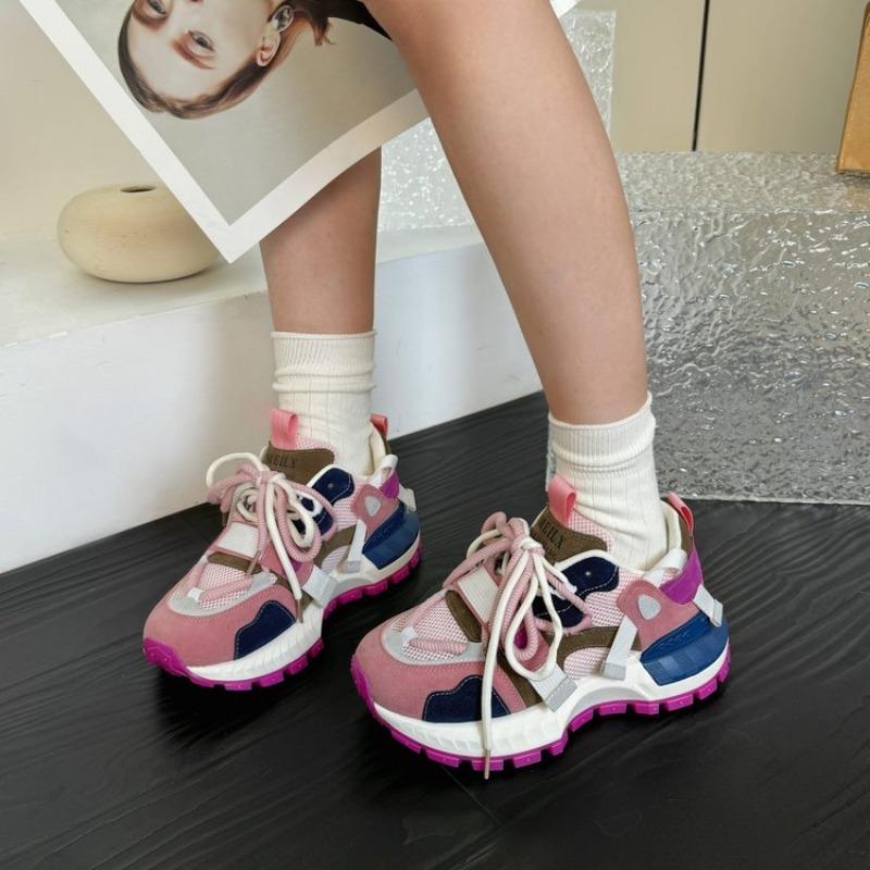 2024 NEW Sneakers Women Platform Flat Shoes Woman Shoes Fashion Casual Ladies Chunky Sneakers Women Jogging Shoes